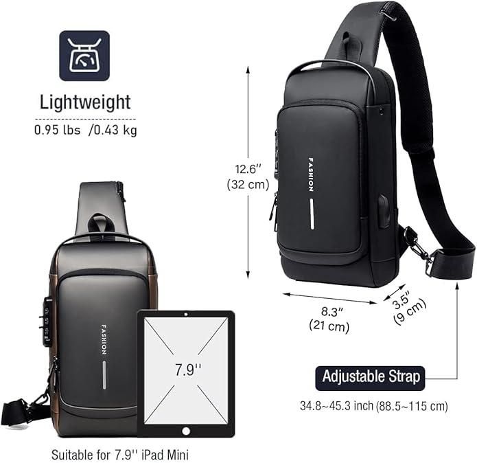 "Versatile Sling Bag for Men & Women – Stylish, Compact, and Durable Everyday Carry"
