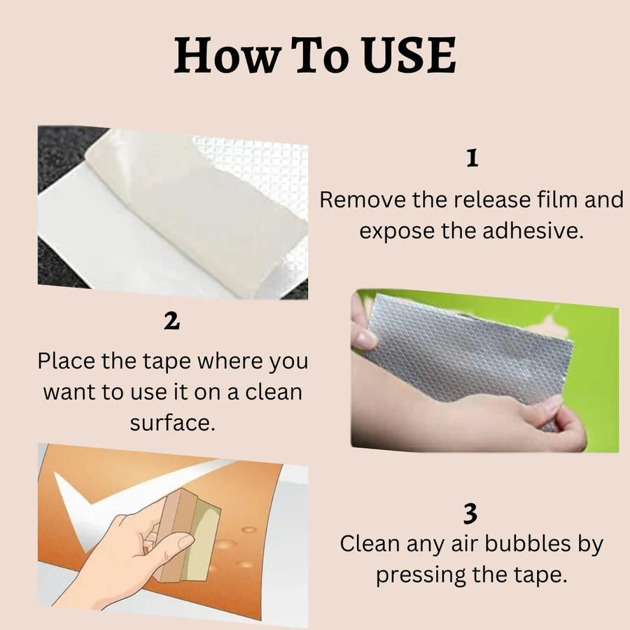 Waterproof Repair Aluminum Foil Tape