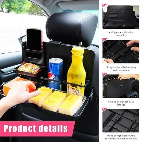 Foldable Car Travel Food Tray