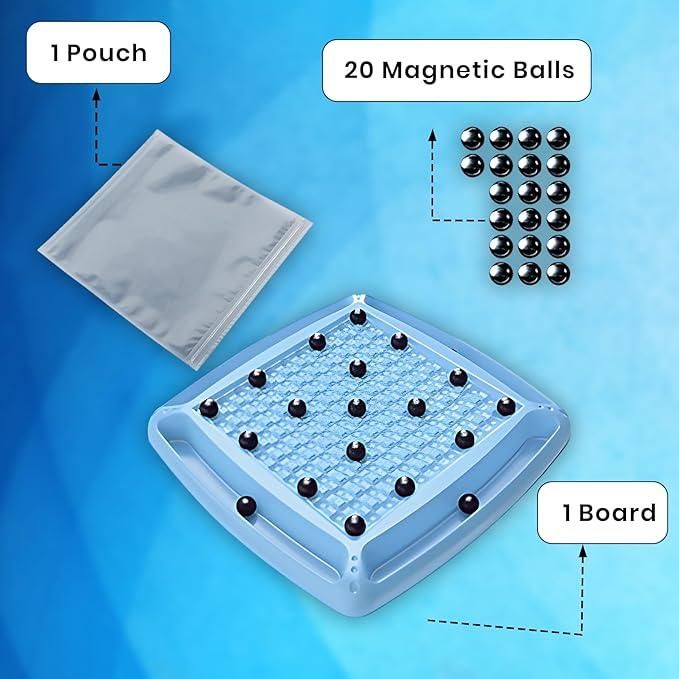 MagnoQuest -Magnetic Battle Chess – Steel Ball Strategy Game